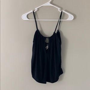 Free people black keyhole tank top